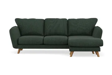 Trend Lyx 3-sits Högervänd L-formad Divansoffa i Manchester