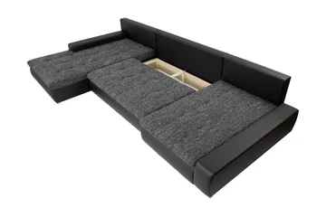 Gamal Soffa Dubbeldivan 4-sits - Brun - Products - Möbler - Soffa - Sammetssoffa