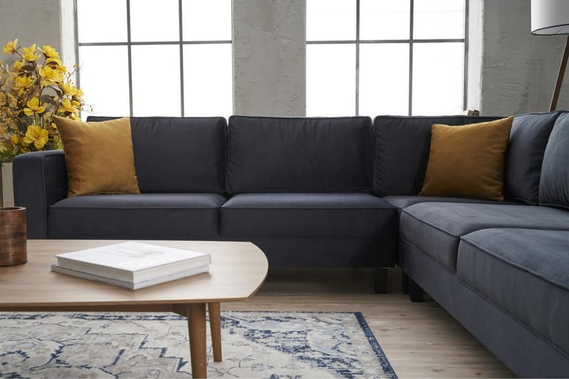 Kaletea Soffa m. Divan 4-sits - Mörkgrå - Products - Möbler - Soffa - Hörnsoffa