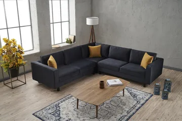 Kaletea Soffa m. Divan 4-sits - Mörkgrå - Products - Möbler - Soffa - Hörnsoffa