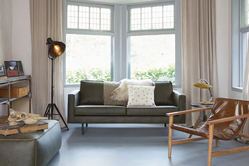 Lissbon 2,5-sits Soffa - Grön - Products - Möbler - Soffa - Skinnsoffa