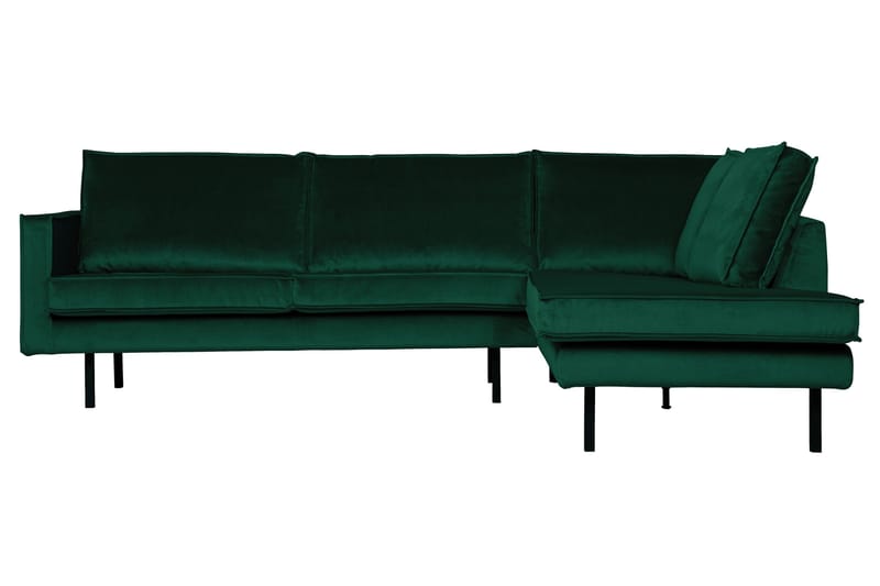 Lissbon Hörnsoffa - Grön - Products - Möbler - Soffa - Sammetssoffa