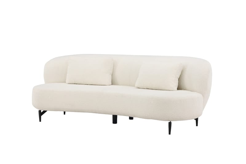 Luna Soffa 2-sits - Vit - Products - Möbler - Soffa - 2 sits soffa