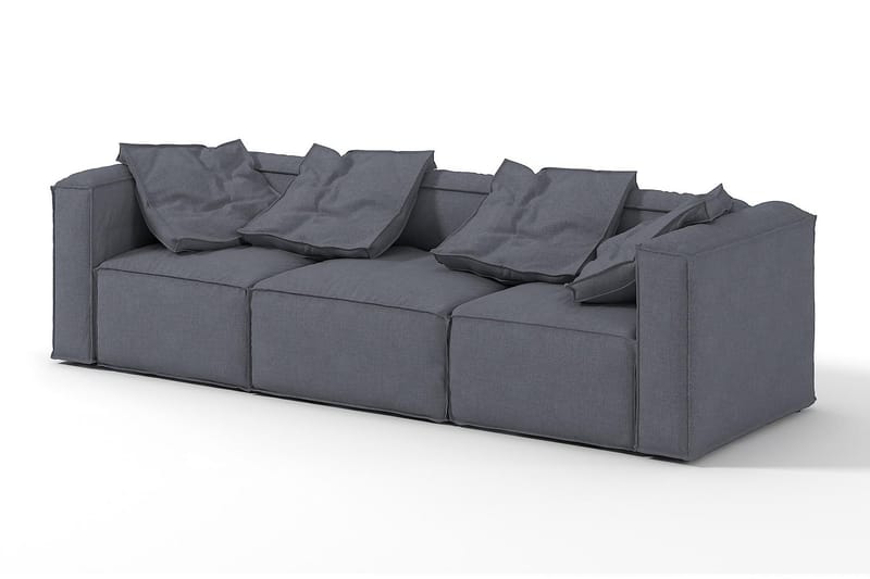 Oceanis Hörnmodul/armstödsmodul höger - Ljusgrå - Products - Möbler - Soffa - Modulsoffa - Hörnmodul