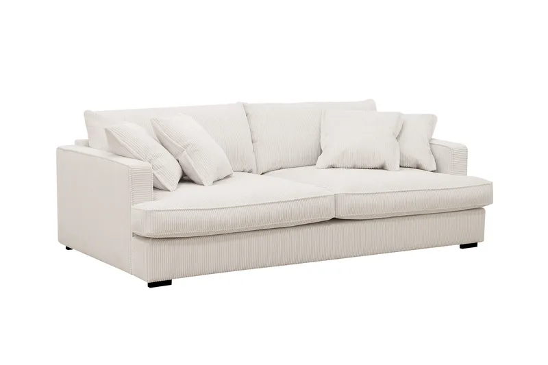 Rossita Lyx 2,5-sits Extra djup Soffa i Manchester - Naturvit - Products - Möbler - Soffa - 3 sits soffa