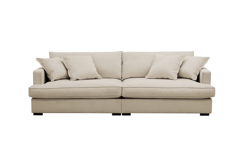 Rossita Lyx 3-sits Extra djup Soffa i Manchester - Kräm - Products - Möbler - Soffa - 3 sits soffa
