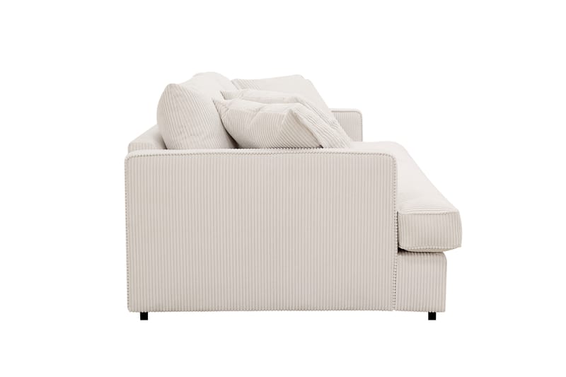 Rossita Lyx 3-sits Extra djup Soffa i Manchester - Naturvit - Products - Möbler - Soffa - 3 sits soffa