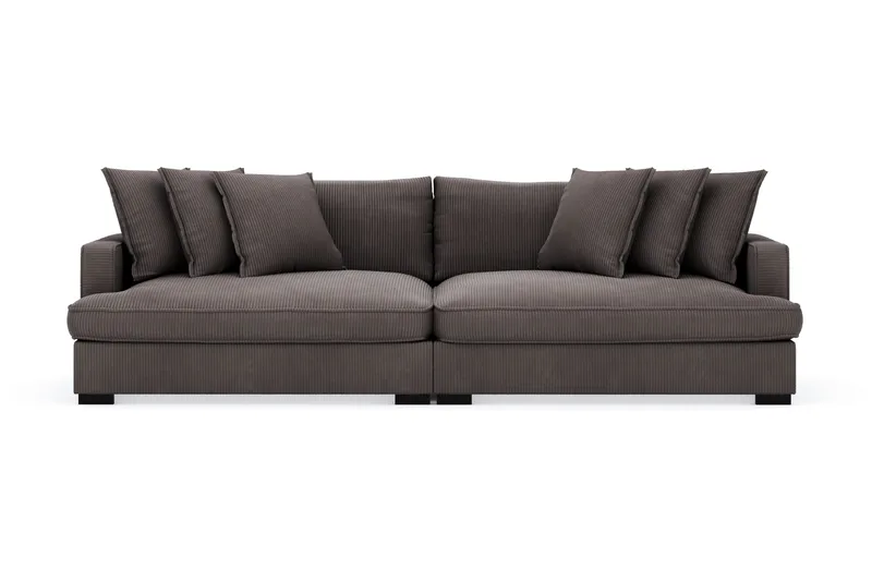Rossita Lyx 4-sits Extra djup Manchestersoffa - Products - Möbler - Soffa - Sammetssoffa