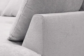 Rossita Lyx 5-sits Vänstervänd U-formad Extra djup Soffa med Divan och Schäslong i Chenille - Grå - Products - Möbler - Soffa - U-soffa