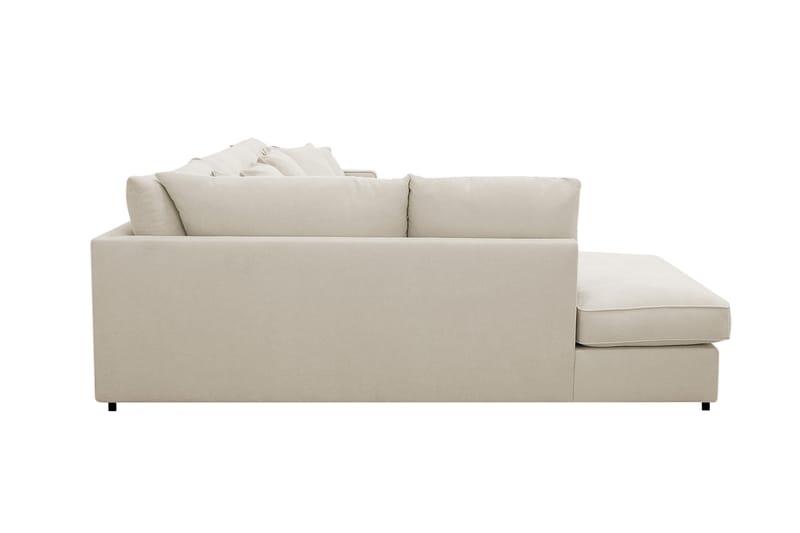 Rossita Lyx 5-sits Vänstervänd U-formad Extra djup Soffa med Divan och Schäslong i Tyg - Beige - Products - Möbler - Soffa - U-soffa