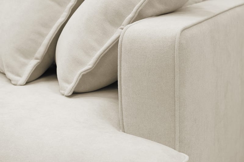 Rossita Lyx 5-sits Vänstervänd U-formad Extra djup Soffa med Divan och Schäslong i Tyg - Beige - Products - Möbler - Soffa - U-soffa