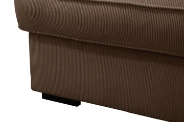 Rossita Lyx 6-sits Högervänd U-formad Extra djup Soffa med Divan och Schäslong i Manchester - Mörkbrun - Products - Möbler - Soffa - U-soffa