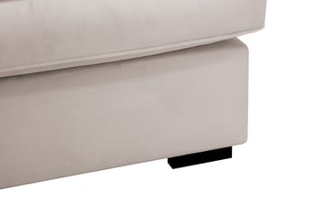 Rossita Lyx 6-sits Högervänd U-formad Extra djup Soffa med Divan och Schäslong i Sammet - Beige - Products - Möbler - Soffa - Sammetssoffa
