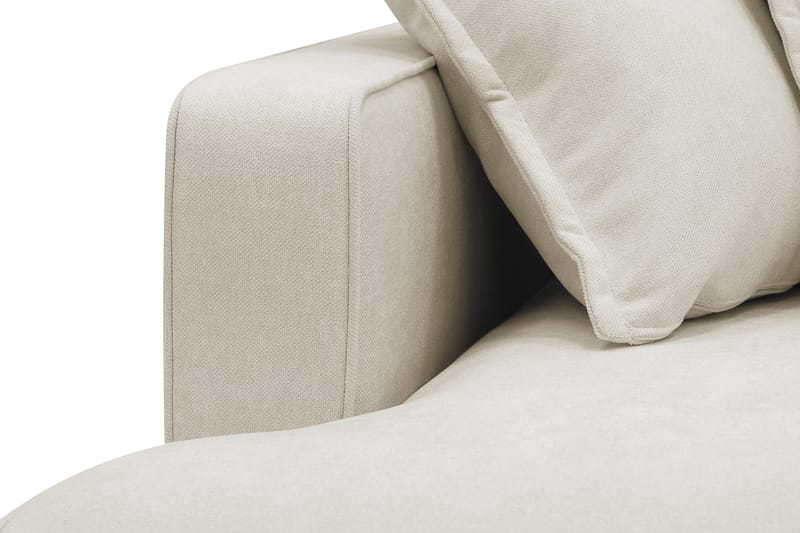 Rossita Lyx 6-sits Högervänd U-formad Extra djup Soffa med Divan och Schäslong i Tyg - Beige - Products - Möbler - Soffa - U-soffa