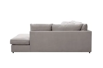 Rossita Lyx 6-sits Vänstervänd U-formad Extra djup Soffa med Divan och Schäslong i Chenille - Grå/Brun - Products - Möbler - Soffa - U-soffa