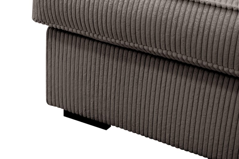 Rossita Lyx 6-sits Vänstervänd U-formad Extra djup Soffa med Divan och Schäslong i Manchester - Brun - Products - Möbler - Soffa - U-soffa
