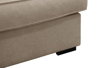 Rossita Lyx 6-sits Vänstervänd U-formad Extra djup Soffa med Divan och Schäslong i Tyg - Brun - Products - Möbler - Soffa - U-soffa
