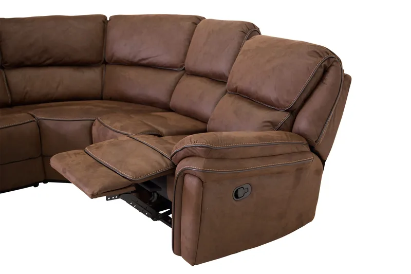 Saranda Hörnsoffa - Brun - Products - Möbler - Soffa - Biosoffa & reclinersoffa