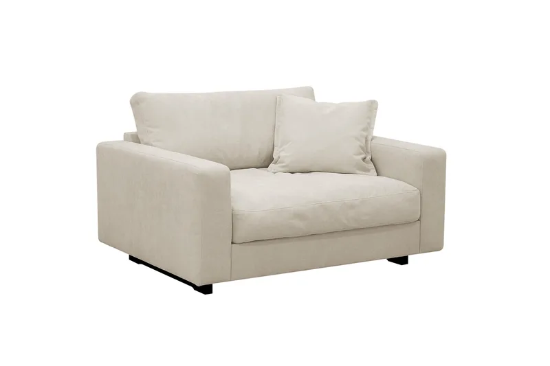 Valencia Soffgrupp Extra Djup 5-sits Soffa + Fåtölj i Chenille - Beige - Products - Möbler - Soffa - Soffgrupp