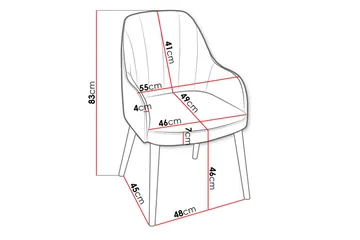 Aldbrough Matstol - Products - Möbler - Fåtölj & stolar - Karmstol