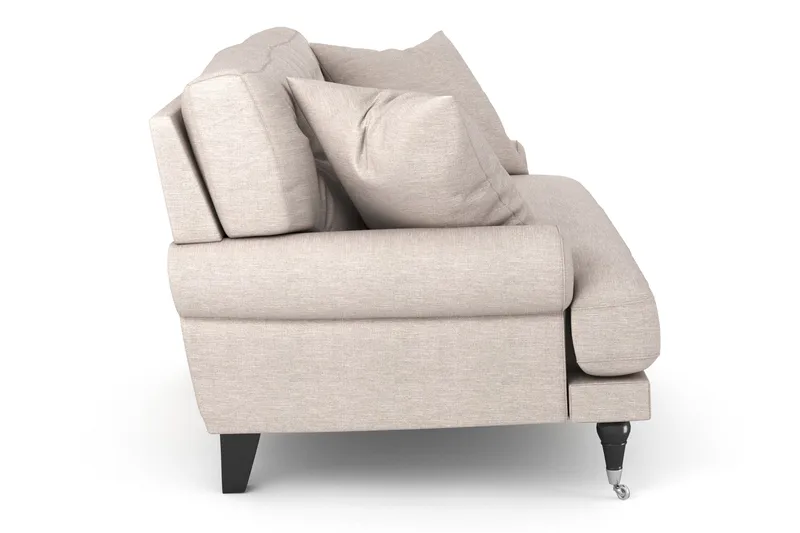 Andrew Loveseat - Beige/Krom - Products - Möbler - Fåtölj & stolar - Fåtölj