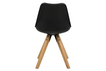 Andros Matstol & köksstol med träben - Svart - Products - Möbler - Fåtölj & stolar - Matstol & köksstol