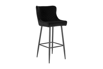 Arrowind Barstol - Sammet/Svart - Products - Möbler - Fåtölj & stolar - Barstol & barpall