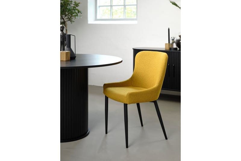 Azzy Matstol - Orange - Products - Möbler - Fåtölj & stolar - Matstol & köksstol