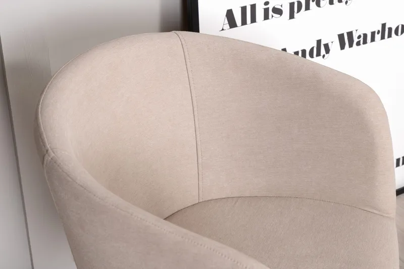 Berit Karmstol med Armstöd - Grå/Svart - Products - Möbler - Fåtölj & stolar - Matstol & köksstol