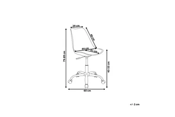 Dakota Ii Kontorsstol - Vit - Products - Möbler - Fåtölj & stolar - Kontorsstol & skrivbordsstol