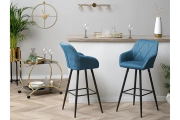 Darien Barstol 41 cm - Blå - Products - Möbler - Fåtölj & stolar - Barstol & barpall
