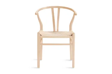 Dastoori Matstol med Armstöd - Vitlaserad / Ek / Trä / Natur - Products - Möbler - Fåtölj & stolar - Matstol & köksstol