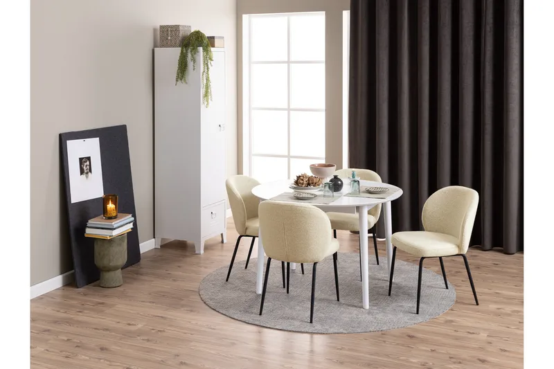 Dursun Matstol - Ljusbeige - Products - Möbler - Fåtölj & stolar - Matstol & köksstol