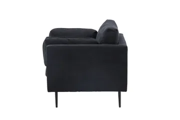Boom Fåtölj - Svart - Products - Möbler - Fåtölj & stolar - Fåtölj