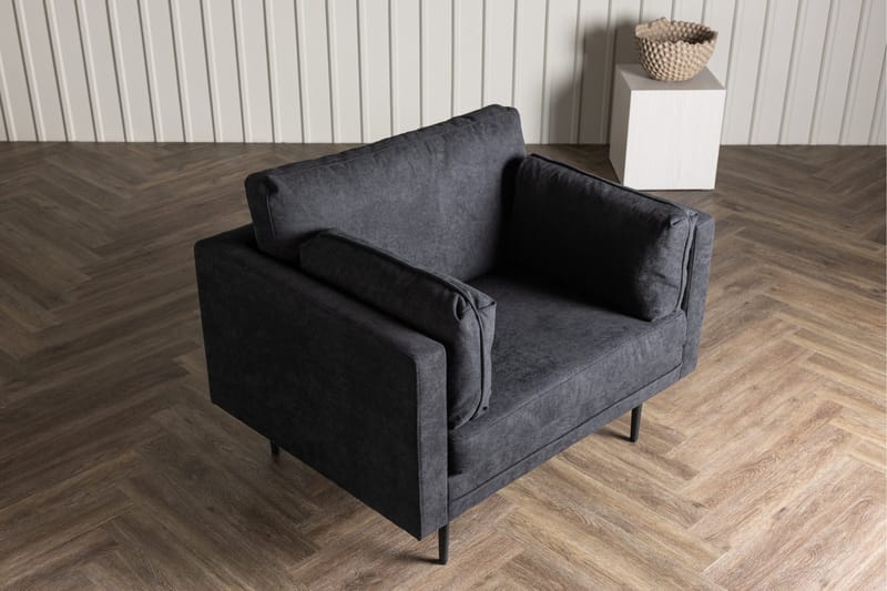 Boom Fåtölj - Svart - Products - Möbler - Fåtölj & stolar - Fåtölj