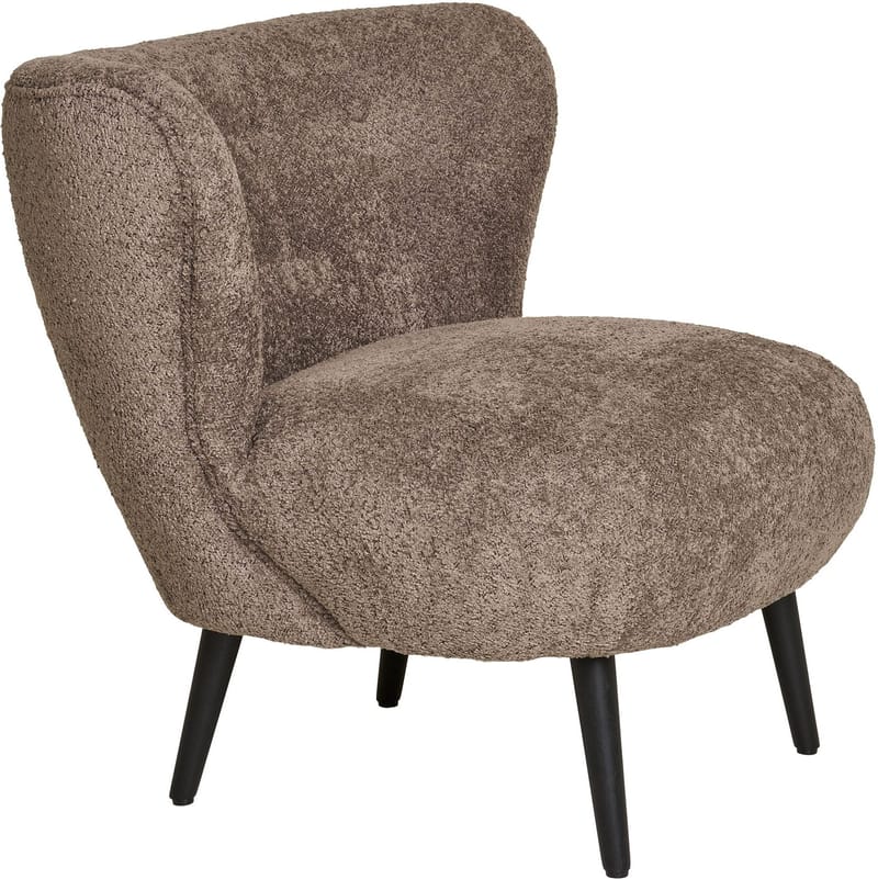 Covelo fåtölj - Brun bouclé - Products - Möbler - Fåtölj & stolar - Fåtölj - Fåtölj utan armstöd