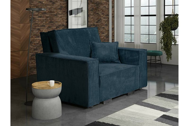 Denegal Bäddfåtölj Dark blue - Products - Möbler - Fåtölj & stolar - Fåtölj - Bäddfåtölj