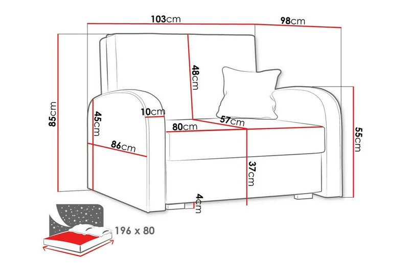 Denegal Bäddfåtölj Green - Products - Möbler - Fåtölj & stolar - Fåtölj - Bäddfåtölj