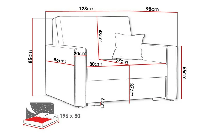Denegal Bäddfåtölj - Products - Möbler - Fåtölj & stolar - Fåtölj - Bäddfåtölj