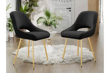 Garrick Matstol - Svart - Products - Möbler - Fåtölj & stolar - Matstol & köksstol