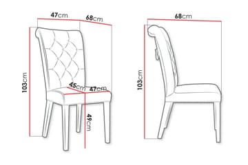 Garvin Matstol - Svart - Products - Möbler - Fåtölj & stolar - Matstol & köksstol