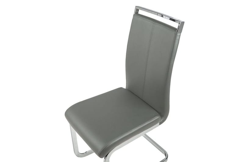 Greedin Matstol 2-pack - Konstläder/Grå - Products - Möbler - Fåtölj & stolar - Matstol & köksstol