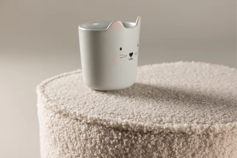 Heart Sittpuff - Beige - Products - Möbler - Fåtölj & stolar - Pall & puff