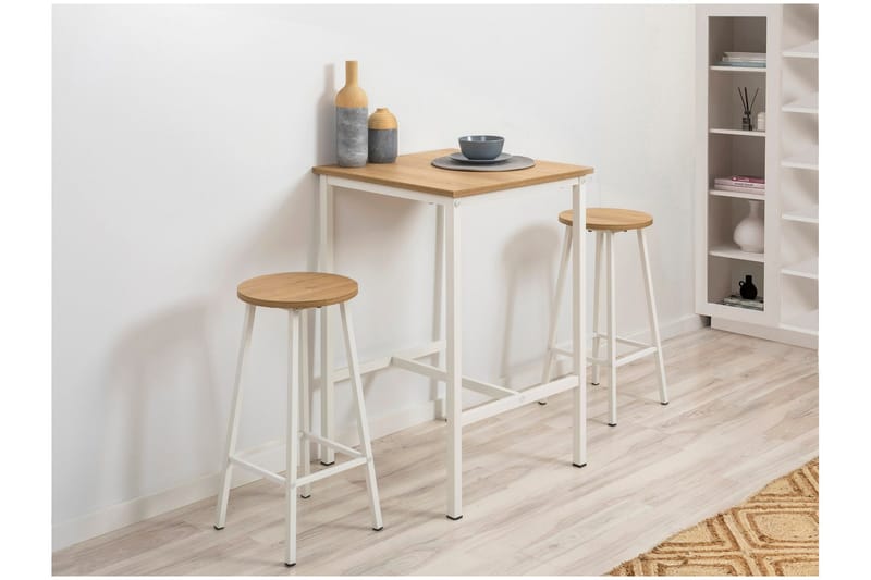 Heran Barstol 62 cm - Vit - Products - Möbler - Fåtölj & stolar - Barstol & barpall