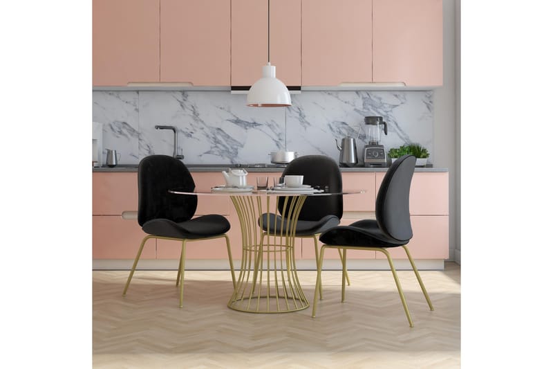 Kaiti Matstol - Svart - Products - Möbler - Fåtölj & stolar - Matstol & köksstol