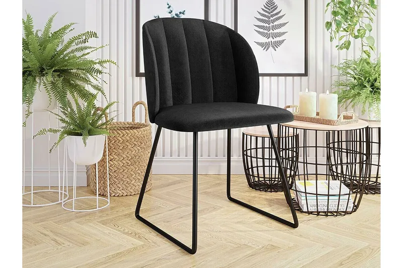 Kintore Matstol - Svart - Products - Möbler - Fåtölj & stolar - Matstol & köksstol