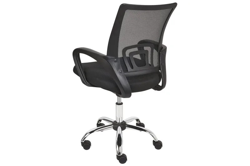 Kontorsstol Solid Svart/Silver - Svart/Silver - Products - Möbler - Fåtölj & stolar - Kontorsstol & skrivbordsstol