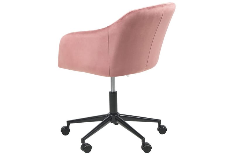 Kontorsstol Venice Rosa/Svart - Rosa/Svart - Products - Möbler - Fåtölj & stolar - Kontorsstol & skrivbordsstol