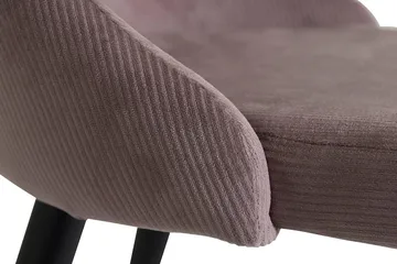 Leone Matstol - Svart/Rosa - Products - Möbler - Fåtölj & stolar - Matstol & köksstol