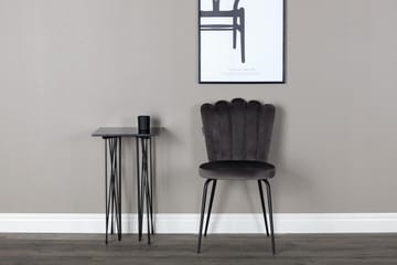 Limhamn Karmstol Sammet - Grå - Products - Möbler - Fåtölj & stolar - Matstol & köksstol